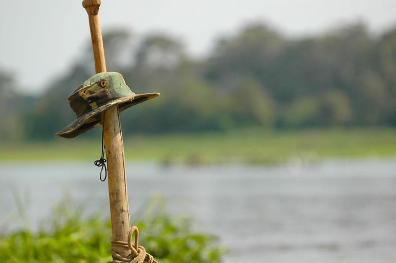 Hat on a stick